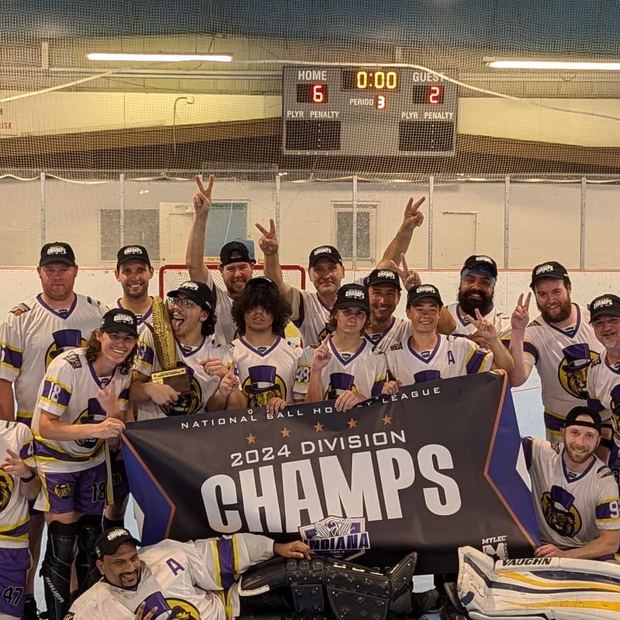 Indiana celebrates 2024 NBHL Division Championship